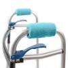 Universal Walker Hand Grip Covers - Luxurious Soft Fleece with Sculpted Memory Foam Cores (Turquoise) view 1