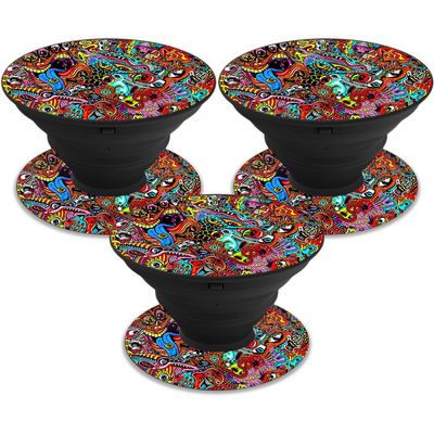 MightySkins Skin Compatible with PopSocket PopSocket - Acid Trippy | Protective, Durable, and Unique Vinyl Decal wrap Cover | Easy to Apply, Remove, and Change Styles | Made in The USA