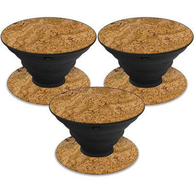 MightySkins Skin Compatible with PopSocket PopSocket - Cork | Protective, Durable, and Unique Vinyl Decal wrap Cover | Easy to Apply, Remove, and Change Styles | Made in The USA