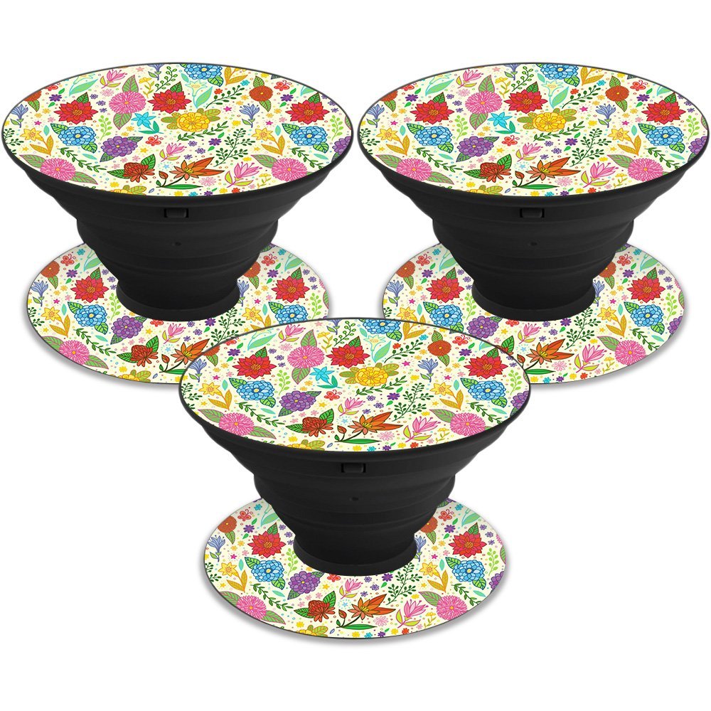 MightySkins Skin Compatible with PopSocket PopSocket - Flower Garden | Protective, Durable, and Unique Vinyl Decal wrap Cover | Easy to Apply, Remove, and Change Styles | Made in The USA