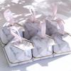 Diamond Style Marble Candy Box Wedding Favors Gifts Party Supplies Baby Shower Paper Gift Chocolate Boxes (100PCS) view 2