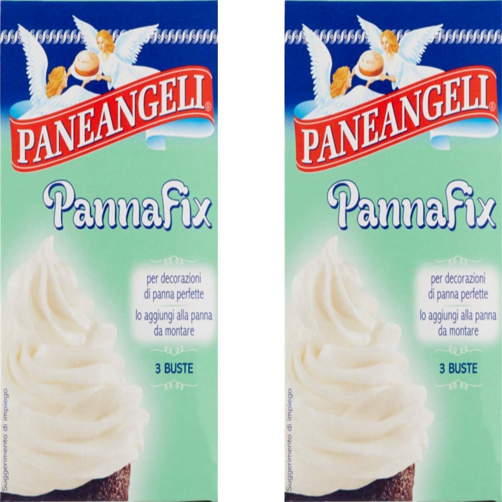 Paneangeli:"Pannafix" Paneangeli Pannafix 30g - 1.06oz - 3 sachets of 10g each in box (pack of 2) [ Italian Import ]