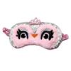 Aimeely Super Cute Soft Owl Sleeping Eye Shade Sequins Animals Eye Mask with Ice Bag Pink view 1