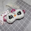 Aimeely Super Cute Soft Owl Sleeping Eye Shade Sequins Animals Eye Mask with Ice Bag White view 2