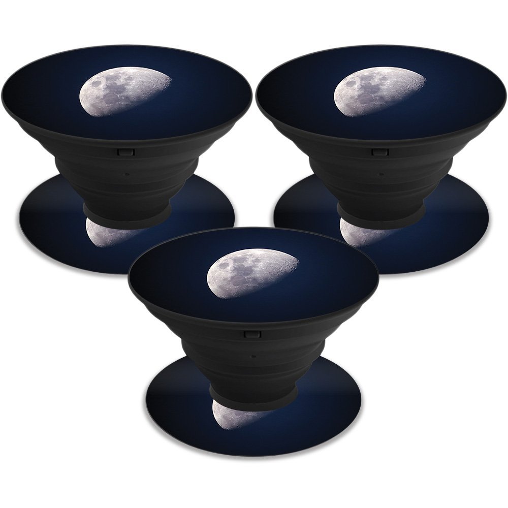 MightySkins Skin Compatible with PopSocket PopSocket - Moon | Protective, Durable, and Unique Vinyl Decal wrap Cover | Easy to Apply, Remove, and Change Styles | Made in The USA