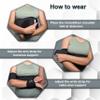 Wonder Care-Left Right Shoulder Immobilizer Arm Sling Elastic Brace for Clavicle Collar Bone Dislocation Subluxation Shoulder stabilizer Compression Brace After Rotator Cuff Surgery view 4