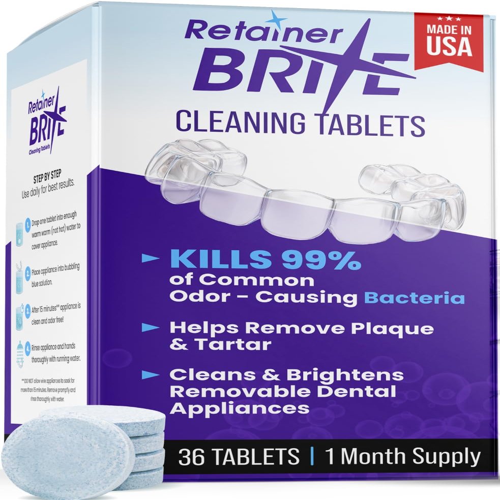 Retainer Brite 36 Tablets - Retainer Cleaner Tablets