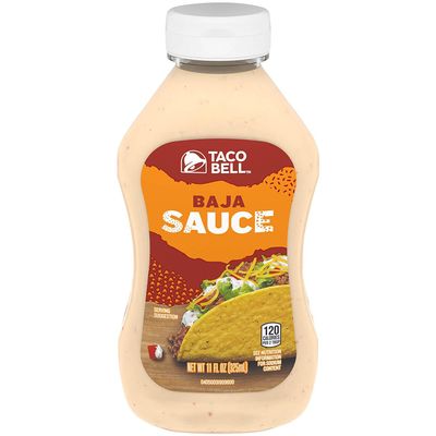 Taco Bell Baja Sauce, 11 Ounce Bottle NEW FLAVOR Taco Sauce