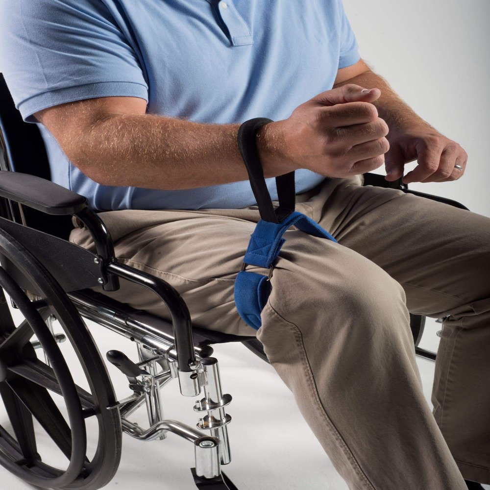 Patient Aid Thigh Lifter Strap, Leg Lift Assist Band with Padded Thigh Lifting Strap for Lifting, Movement, Transfer - Mobility Device for Disabled, Elderly, Limited Mobility, After Surgery Bed Rest