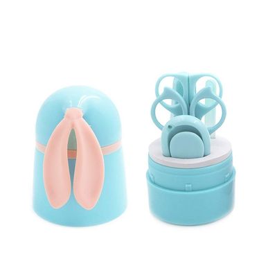 Baby Nail Clipper Set with Scissors,Tweezers and Nail File,Complete Care for Any Child,Newborn,Infant or Toddler Nails (5 pcs) (Blue)