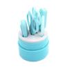 Baby Nail Clipper Set with Scissors,Tweezers and Nail File,Complete Care for Any Child,Newborn,Infant or Toddler Nails (5 pcs) (Blue) view 2