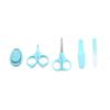 Baby Nail Clipper Set with Scissors,Tweezers and Nail File,Complete Care for Any Child,Newborn,Infant or Toddler Nails (5 pcs) (Blue) view 3