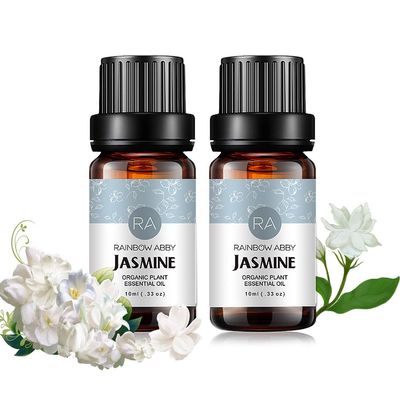 2-Pack Jasmine Essential Oil 100% Pure Orangic Aroma Plant Essential Oils Set for Diffuser - 2x10ML