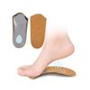 3/4 Leather Orthotic Inserts with Metatarsal Pad, Arch Support Insoles Shoe and Padding at The Heel for Men and Women view 1