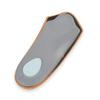 3/4 Leather Orthotic Inserts with Metatarsal Pad, Arch Support Insoles Shoe and Padding at The Heel for Men and Women view 3