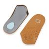 3/4 Leather Orthotic Inserts with Metatarsal Pad, Arch Support Insoles Shoe and Padding at The Heel for Men and Women view 4