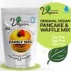 It's Really Vegan Pancake & Waffle Family Size Mix 3lbs | Dairy Free, Egg Free, and Soy Free Mix Pancake Waffle | Serving Size 1/3 Cup Mix (43g) (Original) view 3