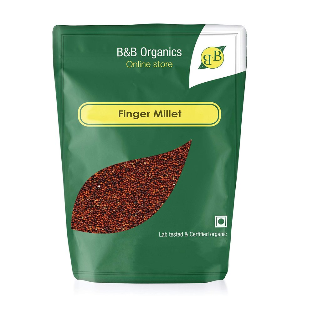B&B Organics Finger Millet (2 kg / 4.4 pound)/ Whole Grain/Kezvaragu/Nutrient Rich/Ragi Millet/Indian Millet