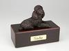 My Pal Bronze Miniature Poodle Cremation Urn view 1