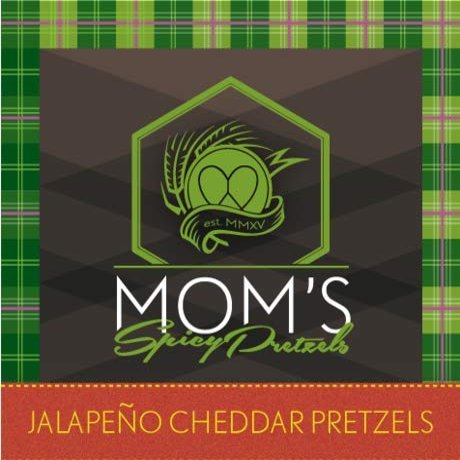 Mom's Spicy Pretzels Jalapeno Cheddar (12 pack)