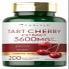 Carlyle Tart Cherry Extract Capsules | 200 Count | Non-GMO and Gluten Free Formula | Traditional Herb Supplement view 1