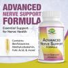 Advanced Nerve Support Formula. Peripheral Neuropathy Supplement with Alpha Lipoic Acid for Healthy Nerve Repair & Function. Maximum Strength Formula, 120 Capsules view 3