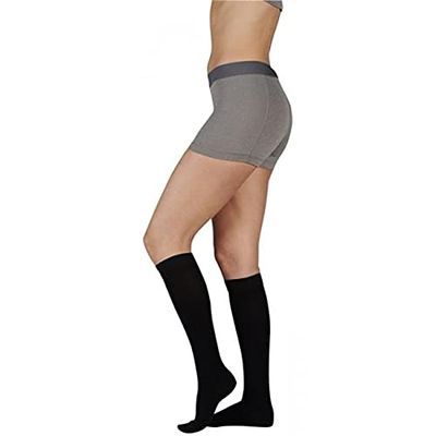 15-20 mmHg, Soft, Knee, OT, Silicone, Chocolate