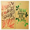 10 Pack Christmas Kraft Gift Boxes and Tissue Paper Bundle with Foil Designs view 2