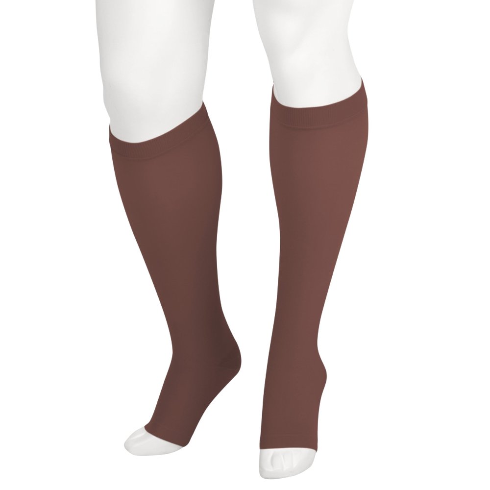 15-20 mmHg, Soft, Knee, OT, Short, Chocolate
