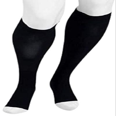 20-30 mmHg, Dual Stretch, Knee, OT, Short, Black