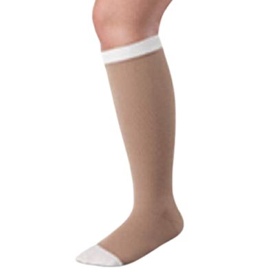 20-30 mmHg, Dual Stretch, Knee, OT, Short, Beige