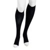 30-40 mmHg, Dual Stretch, Knee, OT, Short, Black view 1