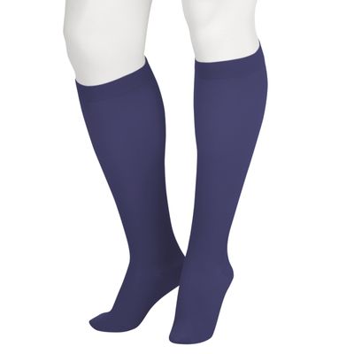 15-20 mmHg, Soft, Knee, FF, Navy