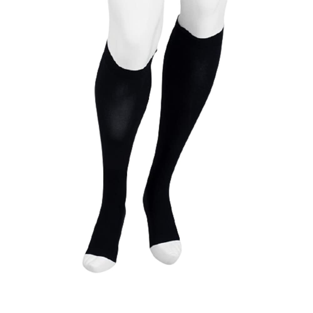 20-30 mmHg, Dual Stretch, Knee, OT, Short, Black