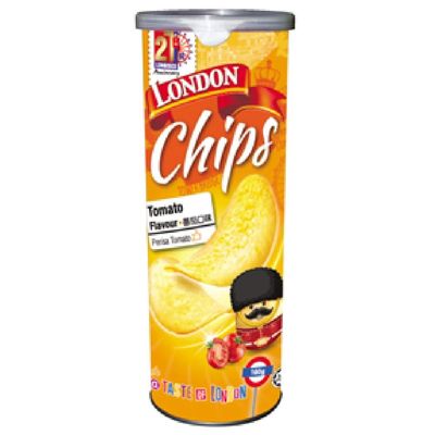 Lonbisco London Potato Chips 160g (Tomato, 12 Can)