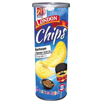 Lonbisco London Potato Chips 160g (BBQ, 12 Can)