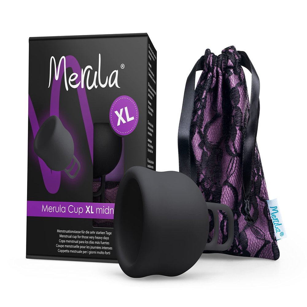 Merula Cup XL Midnight (Black) - The Menstrual Cup for Those Very Heavy Days