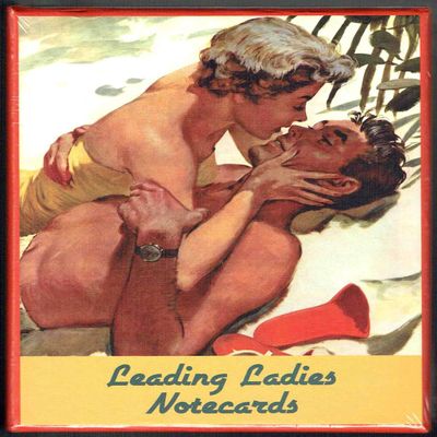 Leading Ladies Art Blank Notecards 10 Cards and Envelopes in Gift Box