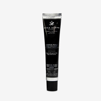 ACCA KAPPA Activated Charcoal Fluoride Free Toothpaste  Natural Whitening with Liquorice and Sage