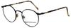 Emporium Liberty Designer Oval Reading Glasses +3.00 Black Tortoise Havana Men/Women Readers view 1