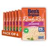BEN'S ORIGINAL Ready Rice Jasmine Rice, Easy Dinner Side, 8.5 OZ Pouch (Pack of 6) view 1