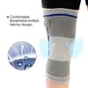 2 Pack Knee Brace Compression Sleeve, Elastic Knee Wraps Patella Stabilizer with Silicone Gel & Spring Support, Hinged Kneepads Knee Protector for Meniscus Tear Arthritis Running Men Women view 4