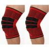 2 Pack Topallnice Knee Support Brace Compression Sleeves, Elastic & Adjustable Kneepad Silicon Padded Bracket/Patella Stabilizer/Warm Protector for Meniscus Tear Arthritis pain relief,1 Pair Large,Red view 1