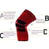 2 Pack Topallnice Knee Support Brace Compression Sleeves, Elastic & Adjustable Kneepad Silicon Padded Bracket/Patella Stabilizer/Warm Protector for Meniscus Tear Arthritis pain relief,1 Pair Large,Red view 3
