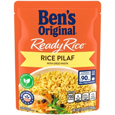 BEN'S ORIGINAL Ready Rice Pouch Rice Pilaf, 8.8 oz. (6 Pack)