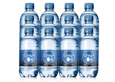 12oz CPAP H2O Premium Distilled Water (12 Bottle Pack)