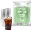 Small Clear Plastic Disposable Cups | 9 oz Cups, 300 Pack | Crystal Clear PET Cup | Cold Smoothie | Iced Coffee Go Cups | Ideal for Coffee, Parfait, Juice, Soda, Cocktail, Party Cups (9oz,300 count) view 1
