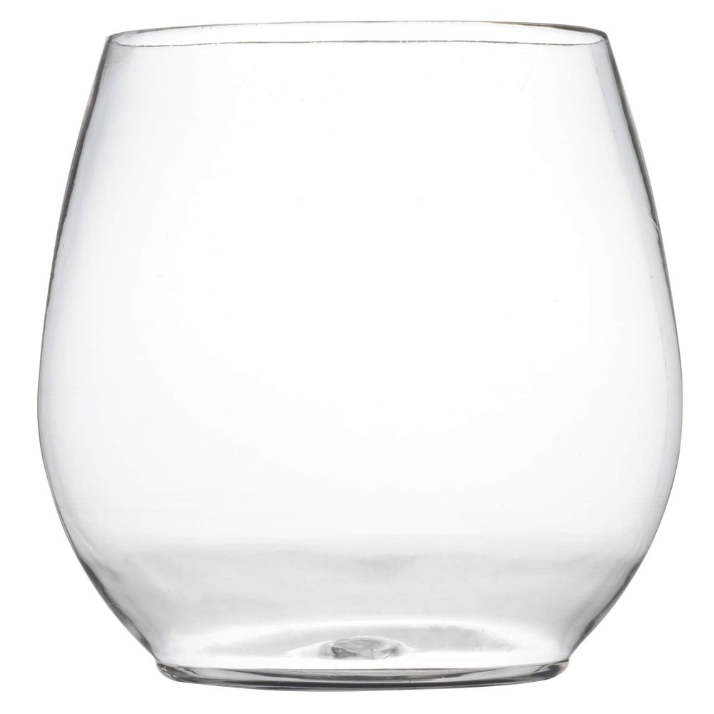 Renaissance Clear Stemless Goblet, 6 Count (Pack of 8)