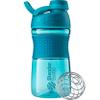 BlenderBottle SportMixer Shaker Bottle Perfect for Protein Shakes and Pre Workout, 20-Ounce, Teal view 1