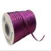 100 Yards 1/8" Double Faced Satin Ribbon with Metallic Edge Great for Christmas Craft, Decoration and Present Wrapping view 1